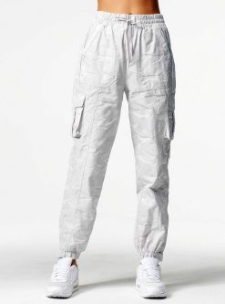 Clearance Blanc Noir Nouveau Pantalon Camouflage Camouflage Gris Clair