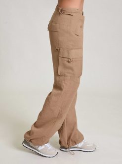 Best Blanc Noir Pantalon Cargo Lucinda